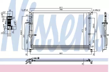 Конденсатор без хладогену Nissens 940451