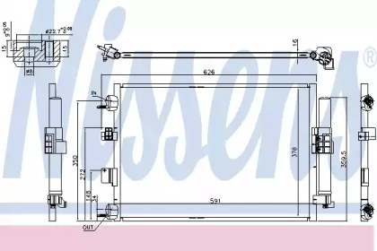 Радиатор кондиціонеру Nissens 940463