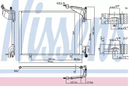 Радіатор кондиціонера Nissens 940528