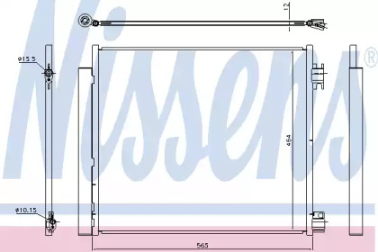 Конденсатор без хладогену Nissens 940546