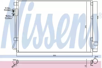 Радіатор кондиціонера Nissens 940564