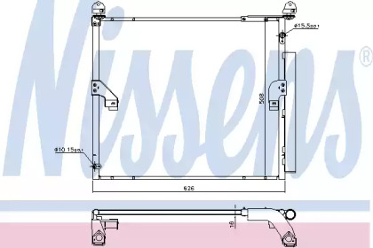Конденсатор без хладогену Nissens 940623