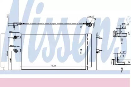 Конденсатор без хладогену Nissens 940743