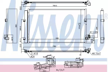 Конденсатор без хладогену Nissens 940748