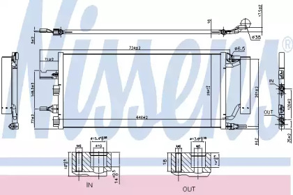 Радіатор кондиціонера Nissens 940759