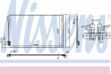 Конденсатор без хладогену Nissens 941054