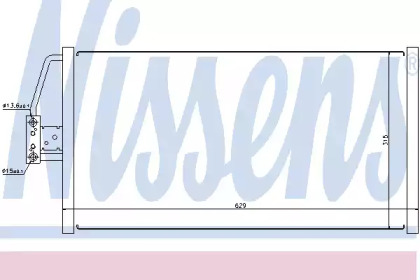 Конденсатор без хладогену Nissens 94579