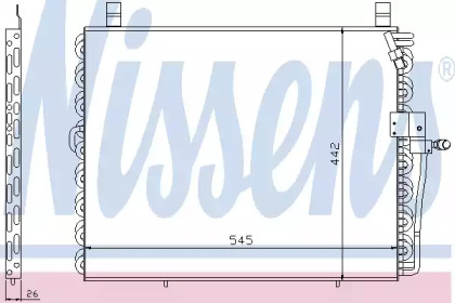 Конденсатор без хладогену Nissens 94176