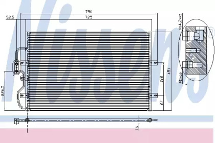 Конденсатор без хладогену Nissens 94210