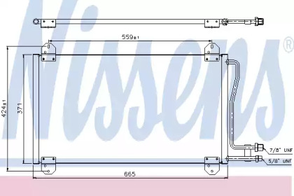 Конденсатор без хладогену Nissens 94225