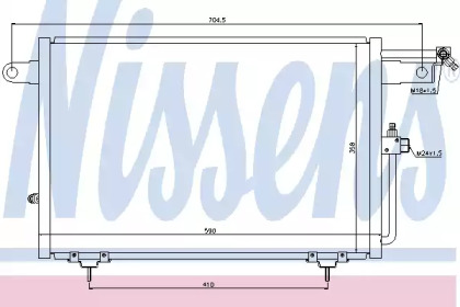 Конденсатор без хладогену Nissens 94213