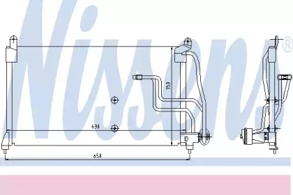 Конденсатор без хладогену Nissens 94190