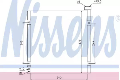 Конденсатор без хладогену Nissens 94290