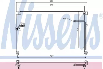 Конденсатор без хладогену Nissens 94294
