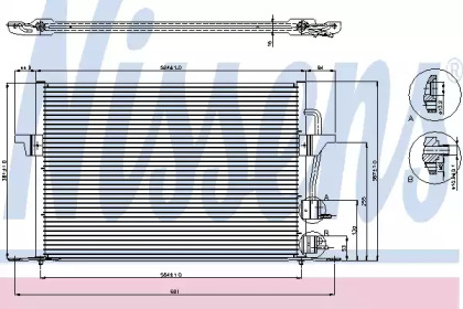 Конденсатор без хладогену Nissens 94308