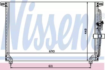 Конденсатор без хладогену Nissens 94232