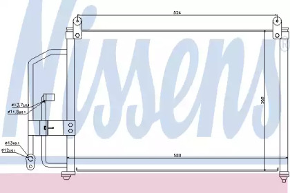 Конденсатор без хладогену Nissens 94412