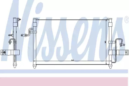 Радиатор системы охлаждения Nissens 94414