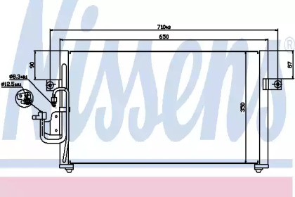 Конденсатор без хладогену Nissens 94037