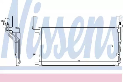 Радиатор кондиционера Nissens 94451