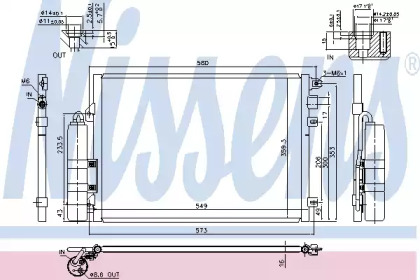Конденсатор без хладогену Nissens 94439