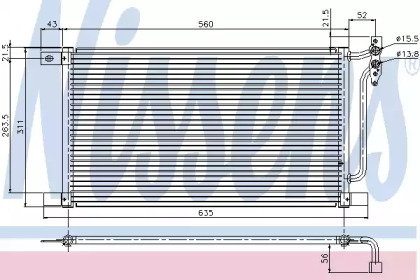 Конденсатор без хладогену Nissens 94527