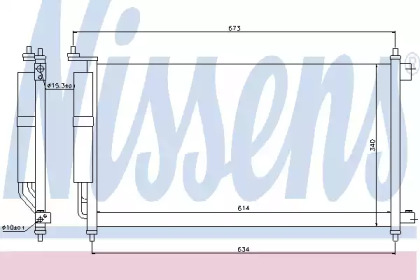 Конденсатор без хладогену Nissens 94621