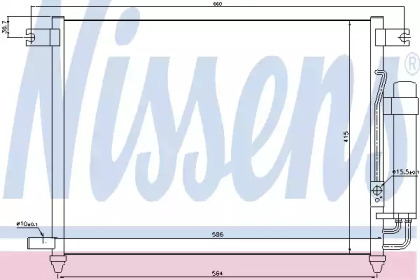 Конденсатор без хладогену Nissens 94641