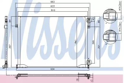Радіатор кондиціонера Nissens 94671