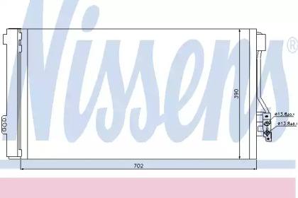 Конденсатор без хладогену Nissens 94674