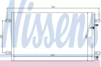 Конденсатор без хладогену Nissens 94695