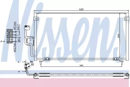 Конденсатор без хладогену Nissens 94702