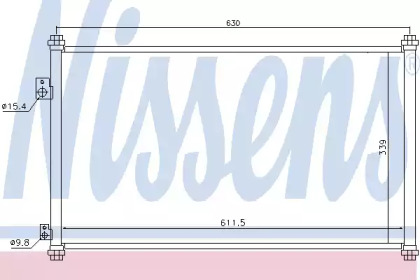 Конденсатор без хладогену Nissens 94733