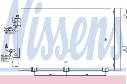 Конденсатор без хладогену Nissens 94767
