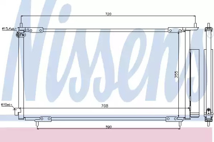 Конденсатор без хладогену Nissens 94772
