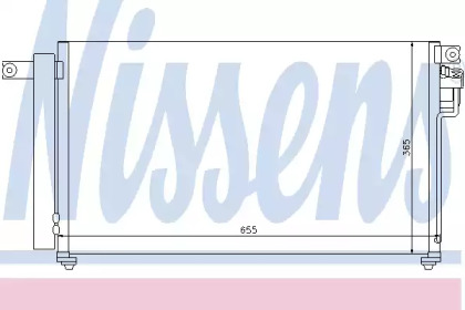 Радиатор кондиционера Nissens 94814
