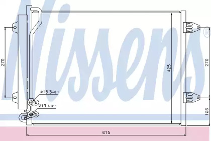 Конденсатор без хладогену Nissens 94831