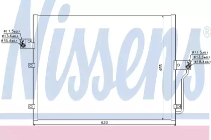 Конденсатор без хладогену Nissens 94859