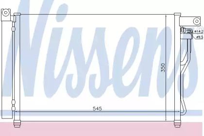 Конденсатор без хладогену Nissens 94895