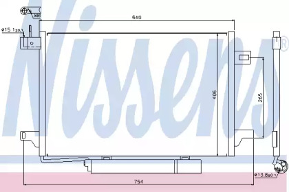 Радіатор кондиціонера First Fit Nissens 94910