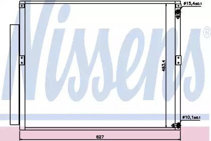 Радиатор кондиционера Nissens 94919