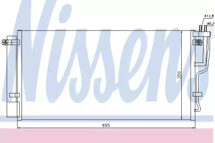Радиатор кондиционера Nissens 94992