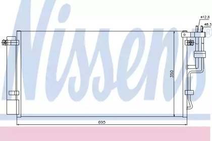 Конденсатор без хладогену Nissens 94993