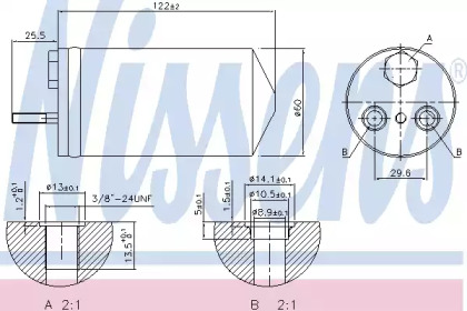 Осушувач Nissens 95138
