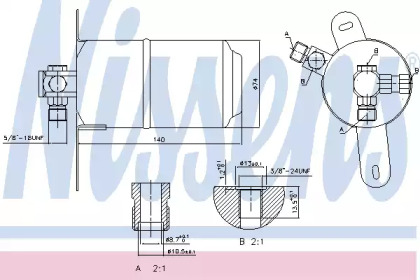 Осушувач кондиціонера Nissens 95184