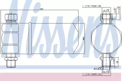 Осушувач кондиціонера Nissens 95115