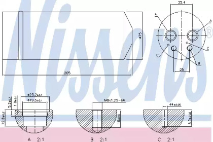 Осушувач кондиціонера Nissens 95314