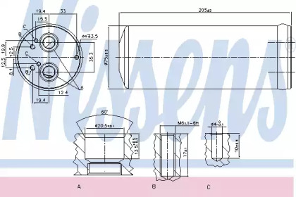 Осушувач кондиціонера Nissens 95352