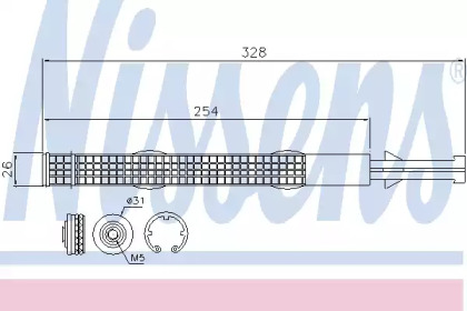 Осушувач системы кондиціонування Nissens 95526
