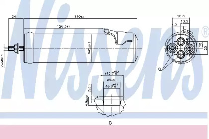 Осушувач кондиционера Nissens 95565